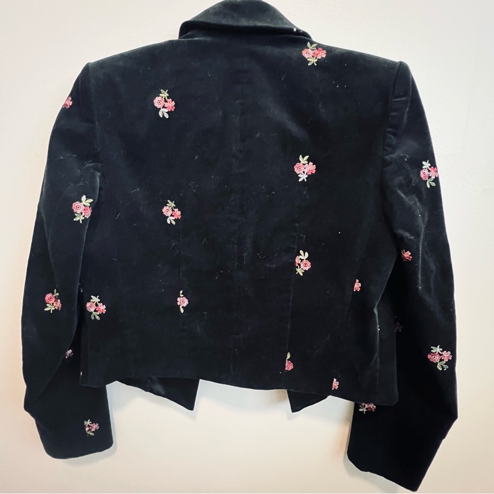 The Kooples: Women’s Embroidered Velvet Jacket - Picture 7 of 7